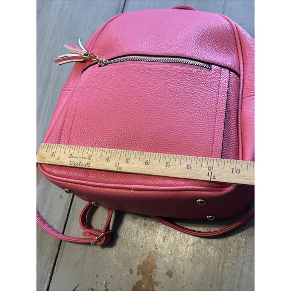 Montana West Bubblegum Pink Backpack Purse Preppy Dopamine Festival